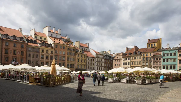 Βαρσοβία Πολωνία Ιουλίου Άνθρωποι Επισκέπτονται Warsaw Στην Αρχική Του Μορφή — Φωτογραφία Αρχείου