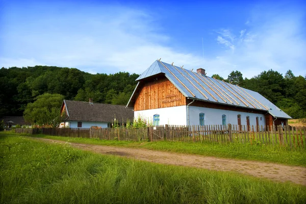 Traditionelles Dorf Der Nähe Von Sanok Polen — Stockfoto