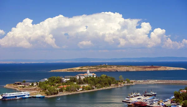 Baia Sozopol Nella Giornata Sole Bulgaria — Foto Stock