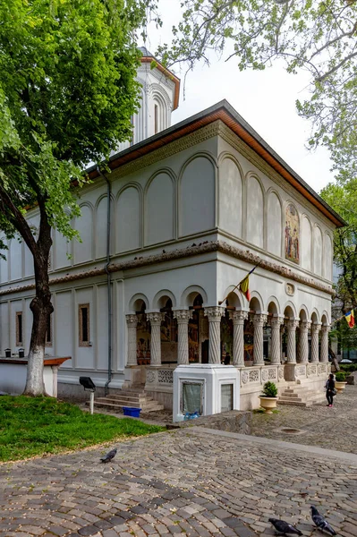 Romanya 'nın Bükreş kentinde eski mimari