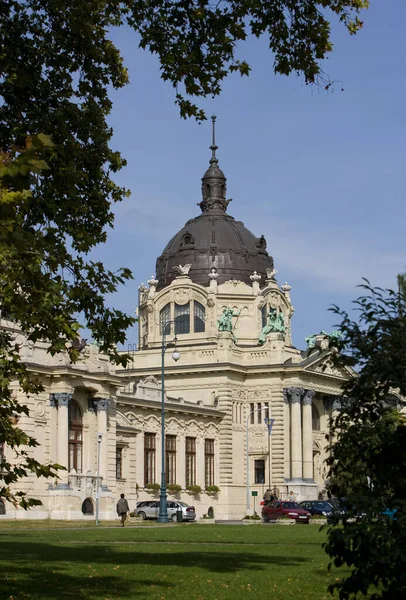 Building Szechenyi Spa Budapest — Stock Photo, Image