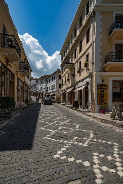 Gjirokaster Albania May 2018 Downtown Gjirokaster Unesco World Heritage Site — Stock Photo, Image