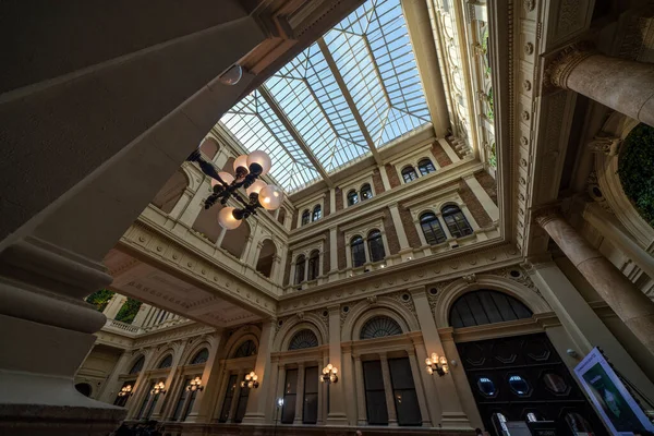 Boedapest Hongarije Maart 2019 Aula Grote Zaal Van Corvinus Universiteit — Stockfoto