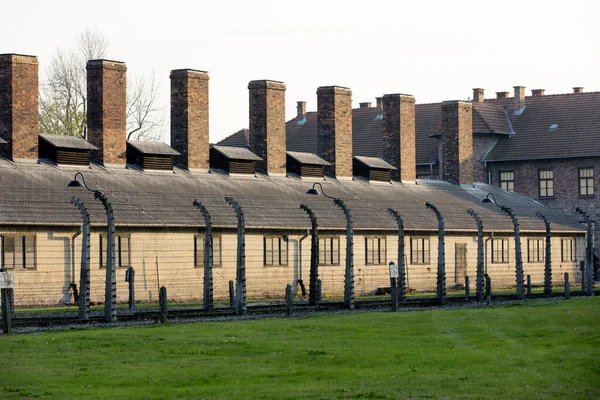 Oswiecim Polen Oktober Auschwitz Camp Ett Före Detta Nazistiskt Förintelseläger — Stockfoto