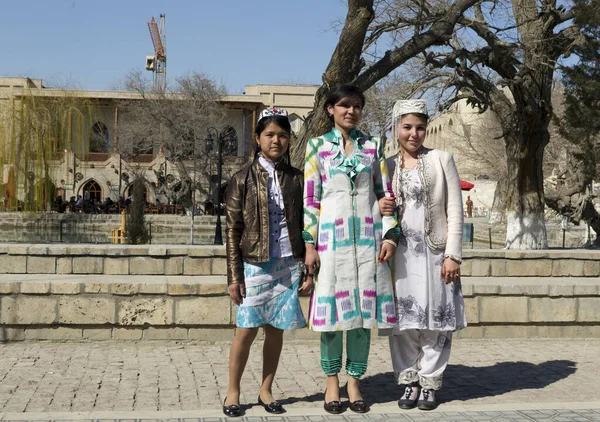 Bukhara Uzbekistan Maart Onbekenden Bezoeken Stad Maart 2012 Bukhara Bukhara — Stockfoto