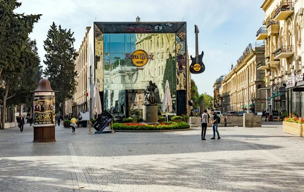 Bakú Azerbaiyán Mayo 2019 Hard Rock Café Centro Bakú Azerbaiyán — Foto de Stock