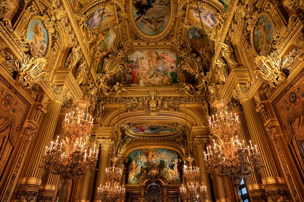 Paris November 2019 Interior View Opera Paris Palais Garnier Built — Stock Photo, Image