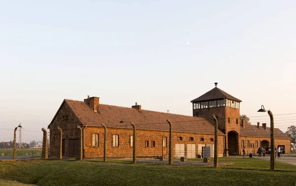 Oświęcim Polska Październik Auschwitz Camp Były Nazistowski Obóz Zagłady Października — Zdjęcie stockowe