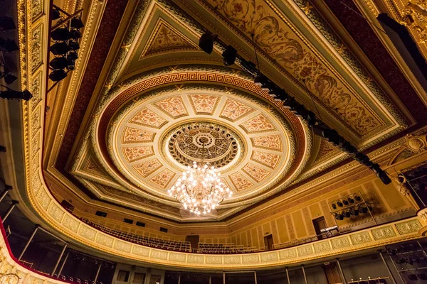 Riga Lettonia Aprile 2016 Interno Del Teatro Dell Opera Nazionale — Foto Stock