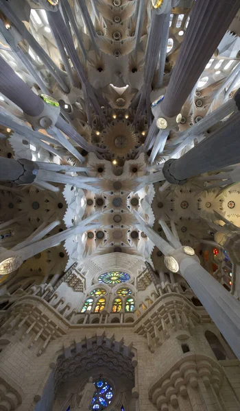 Barcelona Hiszpania Wrzesień Sagrada Familia Imponująca Katedra Zaprojektowana Przez Gaudiego — Zdjęcie stockowe