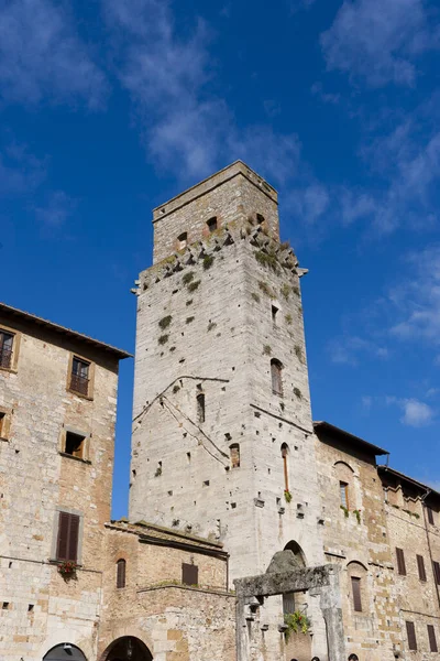 Stad San Giminagno Toscane Italië — Stockfoto