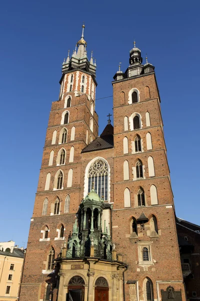 Église Sainte Marie Cracovie Pologne — Photo