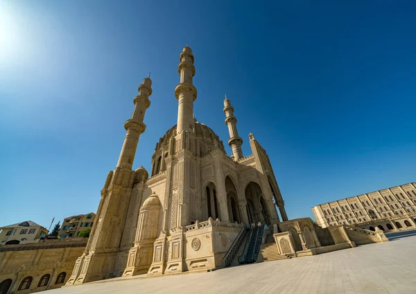 Baku Azerbajdzsán 2019 Május Heydar Mecset Kaukázus Egyik Legnagyobb Mecsete — Stock Fotó