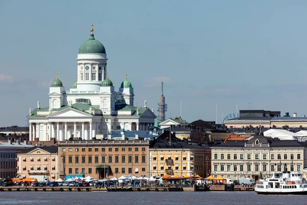 Helsingfors Finland Maj 2016 Den Lutherska Domkyrkan Helsingfors Från Den — Stockfoto