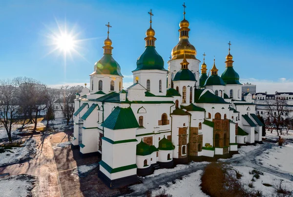 Uitzicht Russisch Orthodoxe Kerk Stad — Stockfoto