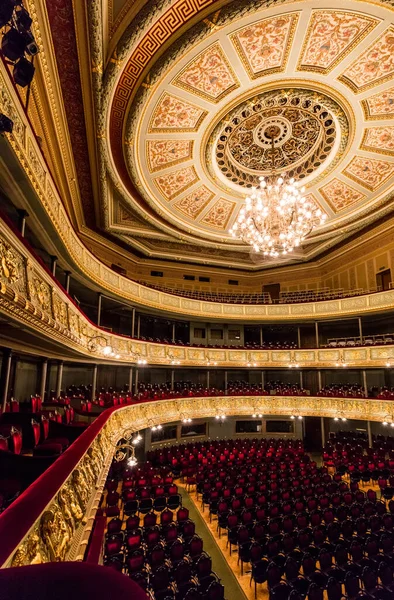 Рига Латвія Квітня 2016 Інтер Латвійського Національного Оперного Театру Ризі — стокове фото