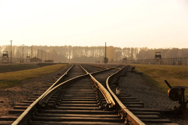 Oswiecim Polen Oktober Auschwitz Camp Ett Före Detta Nazistiskt Förintelseläger — Stockfoto