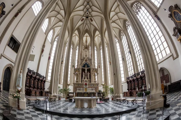 Brno Tsjechië December 2016 Het Interieur Van Kerk Van James — Stockfoto