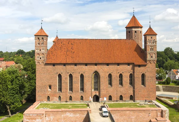 Παλάτι Warmia Bishops Στο Lidzbark Warminski Περιοχή Mazuri Πολωνία — Φωτογραφία Αρχείου