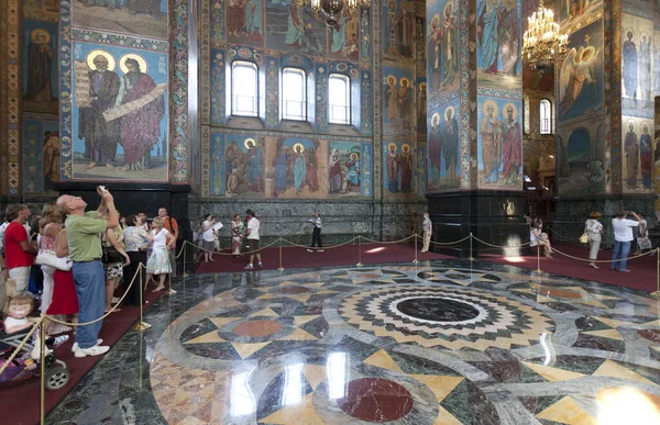Intérieur Cathédrale Krovi Saint Pétersbourg — Photo