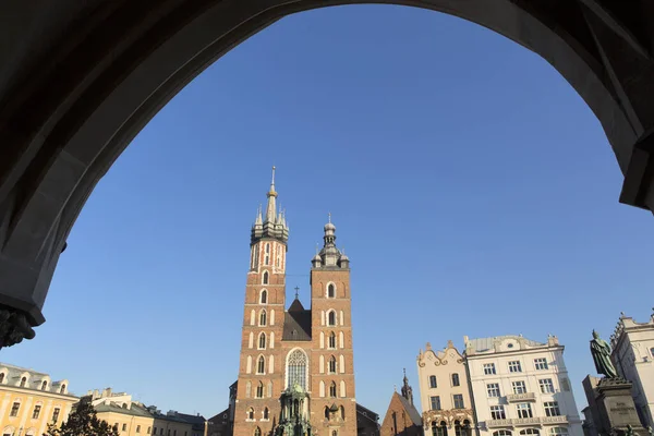 Mary Kerk Krakau Polen — Stockfoto