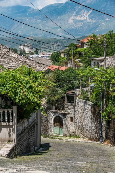 阿尔巴尼亚Gjirokaster视图 — 图库照片
