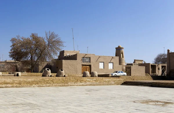Vista Antiga Cidade Khiva Uzbequistão — Fotografia de Stock