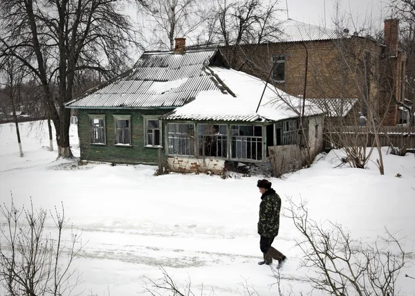 Pripyat Ukraine March General View Pripyat Abandoned City Chernobyl March — 图库照片