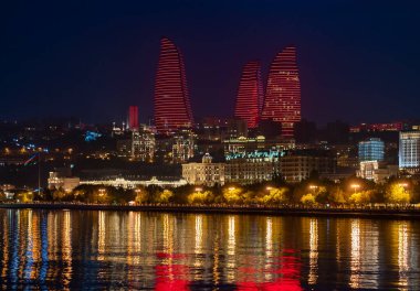 Bangkok 'un gece manzarası