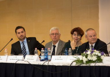 BUDAPEST - 11 Temmuz 2011 'de Budapeşte, Macaristan' da Budapeşte Yaz Üniversitesi 'nin açılış töreninde.