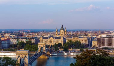 Hungary 'deki Budapeşte şehri manzarası