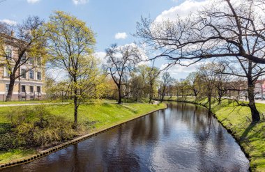 Riga City, Letonya 'da park