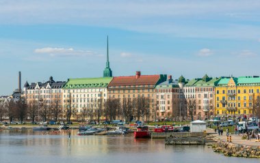 Helsinki şehir manzarası, Finlandiya 