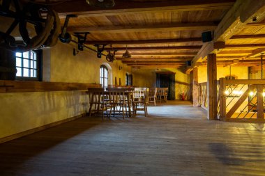 Eski tarihi binanın içi