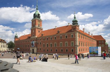 Polonya 'nın Varşova kentindeki Kraliyet Kalesi 