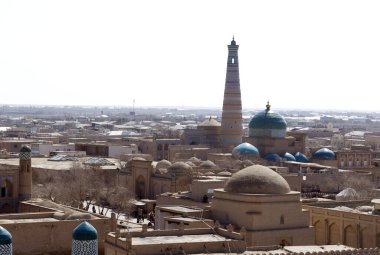 Özbekistan 'ın antik Khiva kenti 