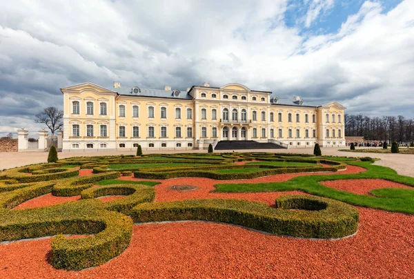 Pilsrundale Latvia May 2016 Exterior Rundale Palace Rundale Palace One — Stock Photo, Image