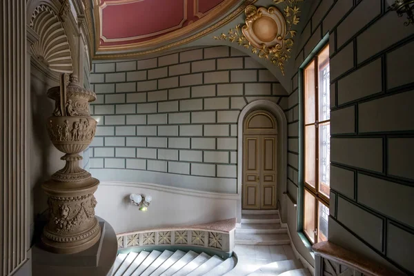 Bucharest Romania May 2017 Interior Romanian Athenaeum George Enescu Ateneul — Stock Photo, Image