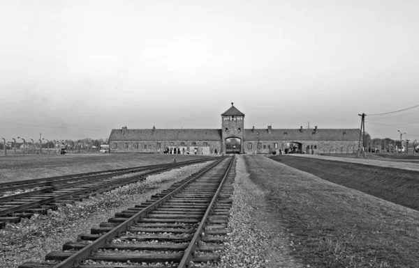 Oswiecim Polonia Octubre Campo Auschwitz Antiguo Campo Exterminio Nazi Octubre —  Fotos de Stock