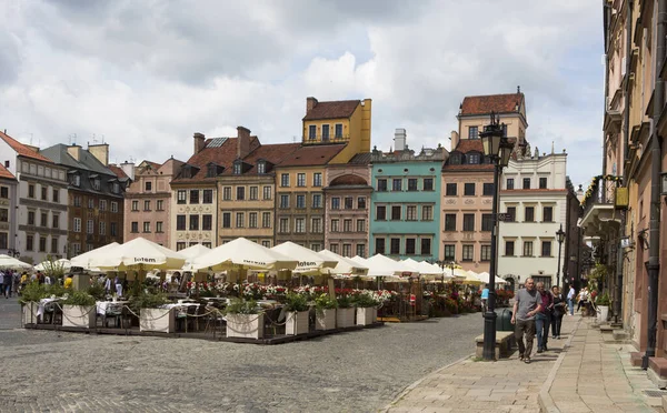 Warszawa Polska Wrzesień Śródmieście Września 2014 Warszawie Centrum Miasta Jest — Zdjęcie stockowe