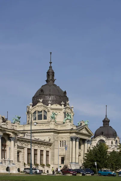 Building Szechenyi Spa Budapest — Stock Photo, Image