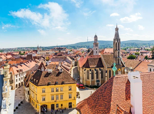 Vista Della Città Vecchia Praga — Foto Stock