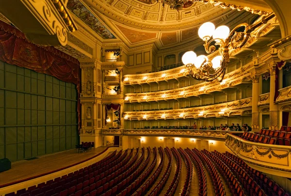 Prachtig Interieur Van Oude Concertzaal — Stockfoto