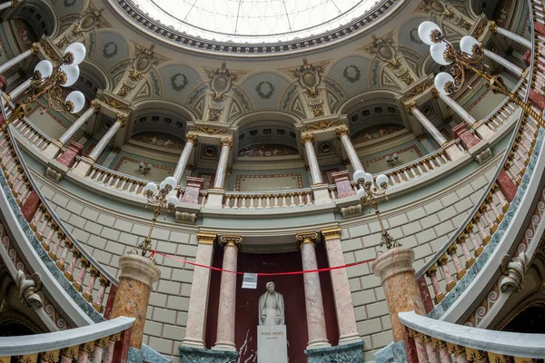 Bucharest Romania May 2017 Interior Romanian Athenaeum George Enescu Ateneul — Stock Photo, Image