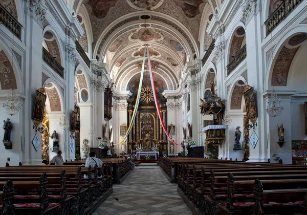 Nysa Polen Juni 2010 Barokke Kerk Van Peter Paul Nysa — Stockfoto