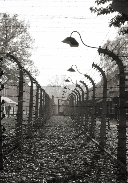 Oswiecim Polsko Října Osvětim Tábor Bývalý Nacistický Vyhlazovací Tábor Října — Stock fotografie