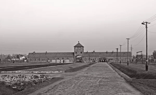 Oswiecim Polonia Octubre Campo Auschwitz Antiguo Campo Exterminio Nazi Octubre —  Fotos de Stock