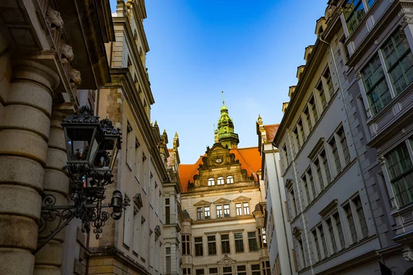 Häuser Der Innenstadt Von Dresden Deutschland — Stockfoto