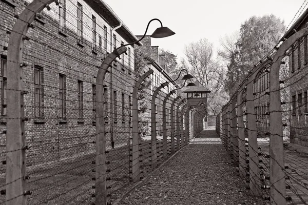 Oswiecim Πολωνία Οκτωβρίου Άουσβιτς Στρατόπεδο Πρώην Ναζιστικό Στρατόπεδο Εξόντωσης Στις — Φωτογραφία Αρχείου