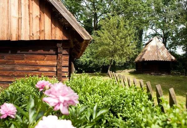 Altes Schlesierhaus Oppelner Freilichtmuseum — Stockfoto